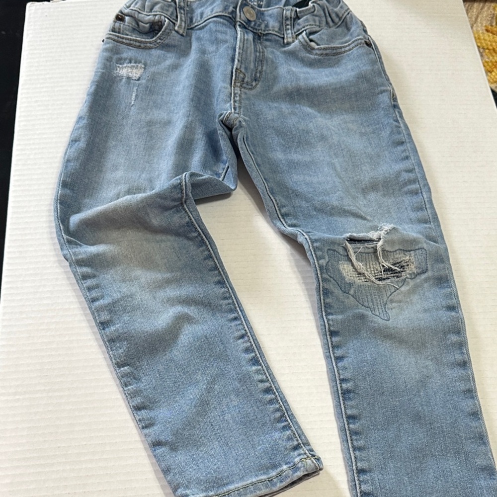 GAP Kids Light Blue Distressed Skinny Jeans